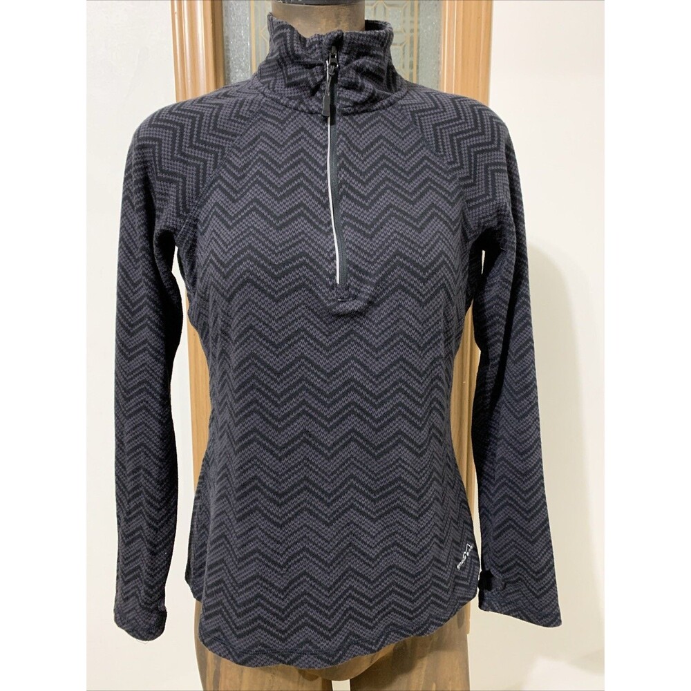 Eddie Bauer 1/2 Zip Pullover Sweatshirt Women’s Small Grey Heather Athleisure